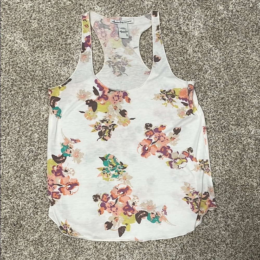 Floral Racerback Tank Top